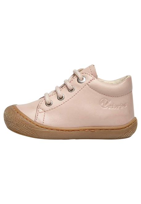 Chaussures premiers pas en cuir cocoon Beige+Pêche-+Rose+Rose clair+Rose poudré 23 - vertbaudet enfant 