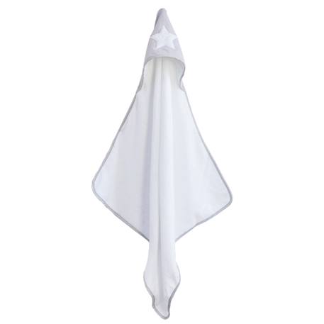 Coffret sortie de bain brodée + gant étoile Gris clair 2 - vertbaudet enfant 
