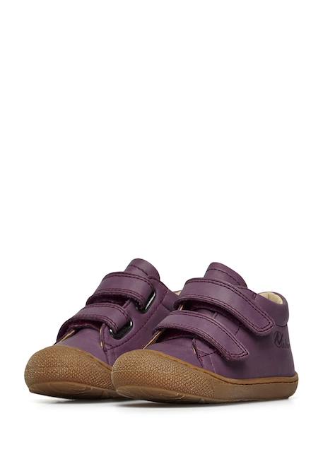 Chaussures premiers pas en cuir cocoon vl Prugna+Rose poudré-+Rose-beige-+Violet- 20 - vertbaudet enfant 