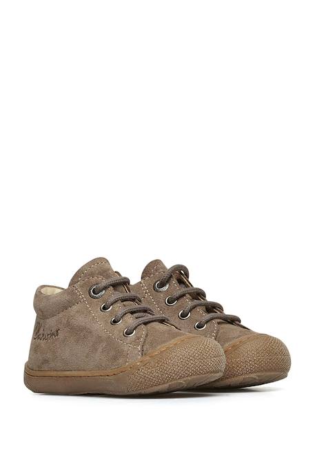 Chaussures en suède cocoon Beige-platin-+Bleu clair-+Marron foncé- 12 - vertbaudet enfant 