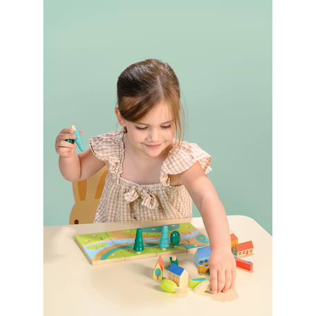 Puzzle petit ville dès 3 ans Multicolor 6 - vertbaudet enfant 