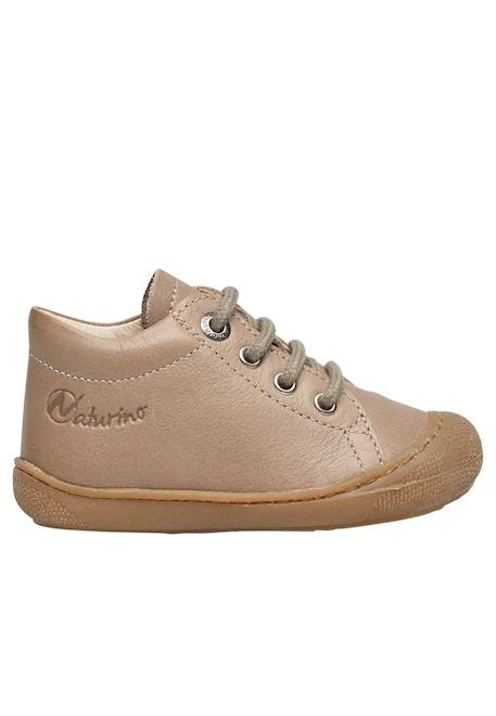 Chaussures premiers pas en cuir cocoon Beige+Pêche-+Rose+Rose clair+Rose poudré 1 - vertbaudet enfant 