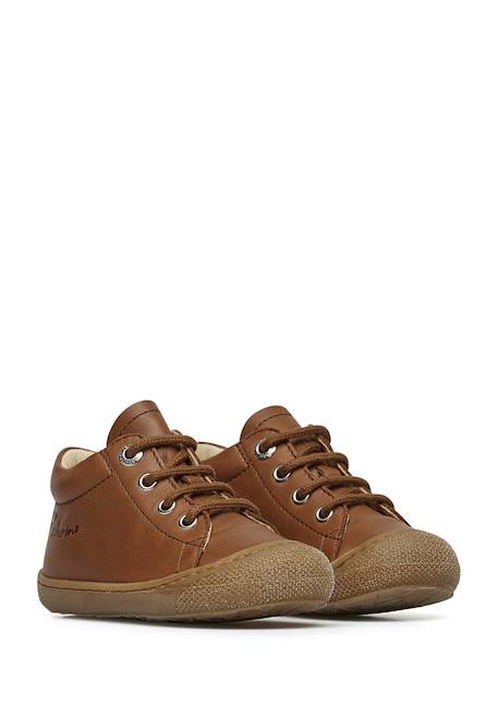 Chaussures en cuir cocoon Bordeaux-+Marron-+Marron foncé-+Vert foncé-+Violet- 7 - vertbaudet enfant 
