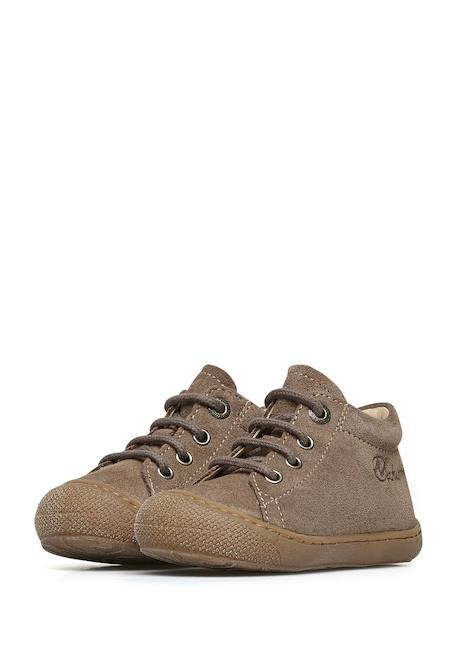 Chaussures en suède cocoon Beige-platin-+Bleu clair-+Marron foncé- 15 - vertbaudet enfant 