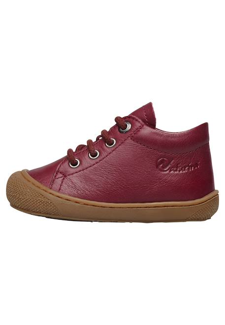 Chaussures en cuir cocoon Bordeaux-+Marron-+Marron foncé-+Vert foncé-+Violet- 3 - vertbaudet enfant 