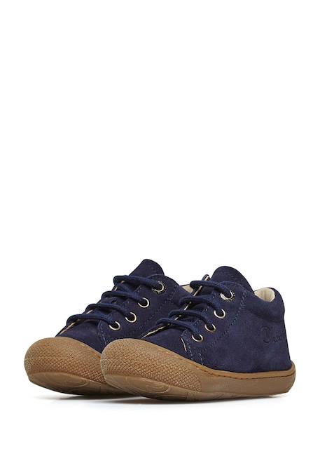 Chaussures en suède cocoon Beige-platin-+Bleu clair-+Marron foncé- 10 - vertbaudet enfant 