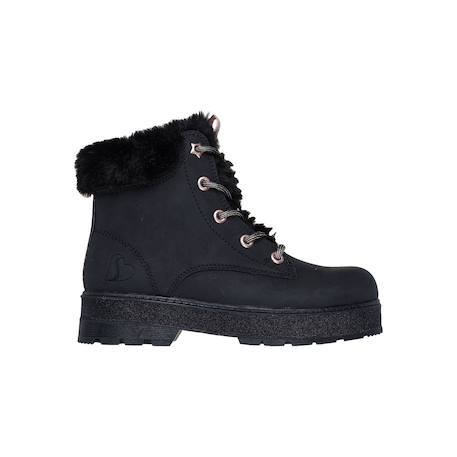 Bottines  à lacets Noir 1 - vertbaudet enfant 