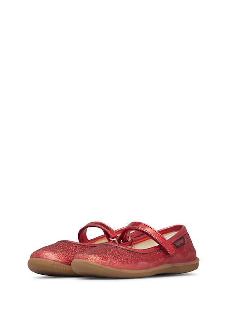 Ballerines en tissu pailleté pavia 2 Argent-+Platine-+Rouge- 15 - vertbaudet enfant 