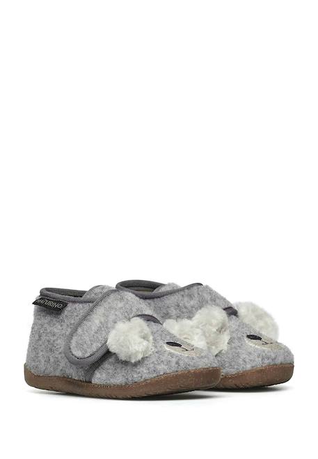Pantoufles en tissu bidaim Beige-+Gris-+Marine- 7 - vertbaudet enfant 