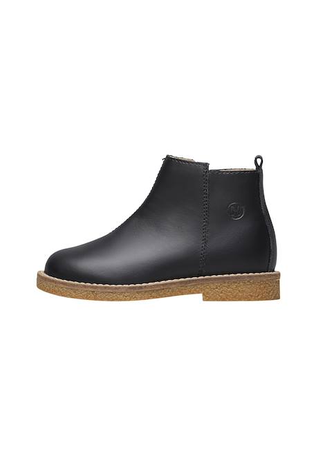 Chaussures en cuir dasie Noir- 3 - vertbaudet enfant 