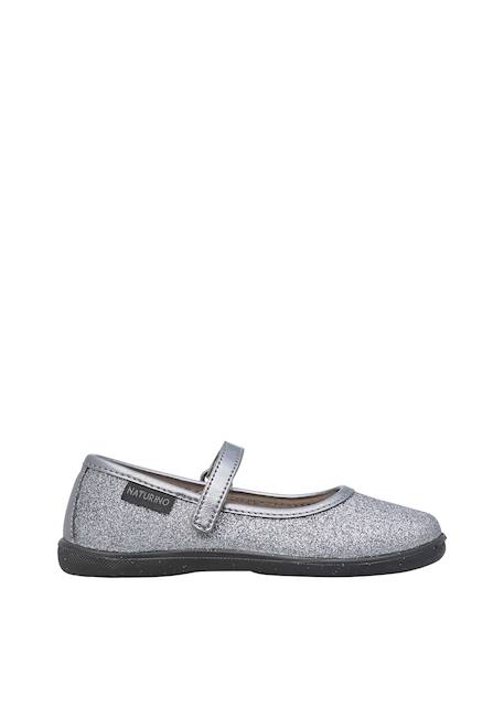 Ballerines en tissu pailleté pavia 2 Argent-+Platine-+Rouge- 1 - vertbaudet enfant 