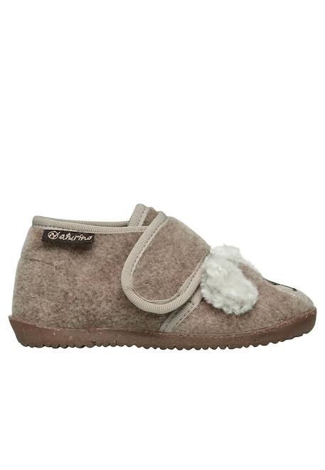 Pantoufles en tissu bidaim Beige-+Gris-+Marine- 1 - vertbaudet enfant 