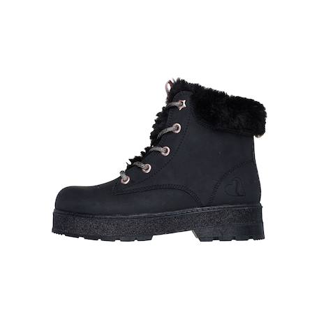 Bottines  à lacets Noir 2 - vertbaudet enfant 