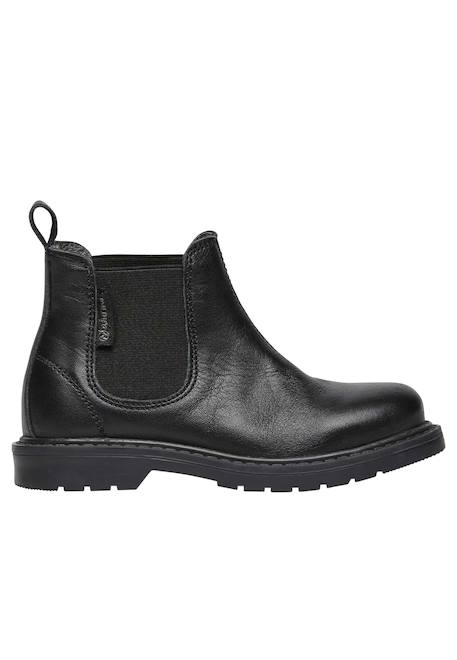 Bottines chelsea en cuir de veau piccadilly Noir- 1 - vertbaudet enfant 
