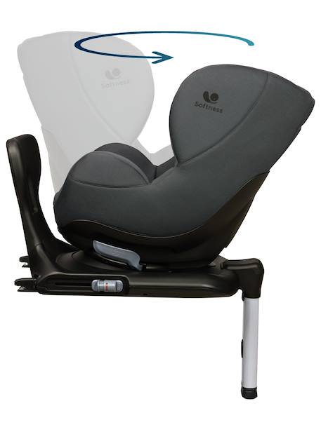 Siège auto dos route pivotant r129 i-size 61-105 cm softness® gaïa access Quartz 3 - vertbaudet enfant 