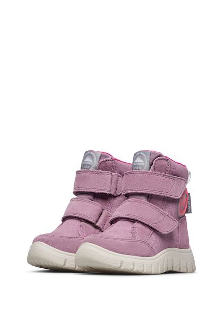 Bottes en suède et tissu technique geminae 3 vl wp. Prune 5 - vertbaudet enfant 
