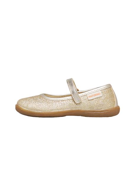 Ballerines en tissu pailleté pavia 2 Platine- 3 - vertbaudet enfant 