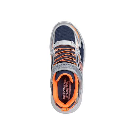 Baskets basses à scratch Argent orange 6 - vertbaudet enfant 
