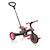 Explorer trike 4 en 1 - tricycle évolutif & draisienne Noir et rose 4 - vertbaudet enfant 