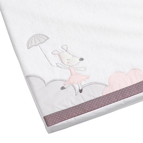 Matelas à langer en coton - lilibelle Blanc 2 - vertbaudet enfant 