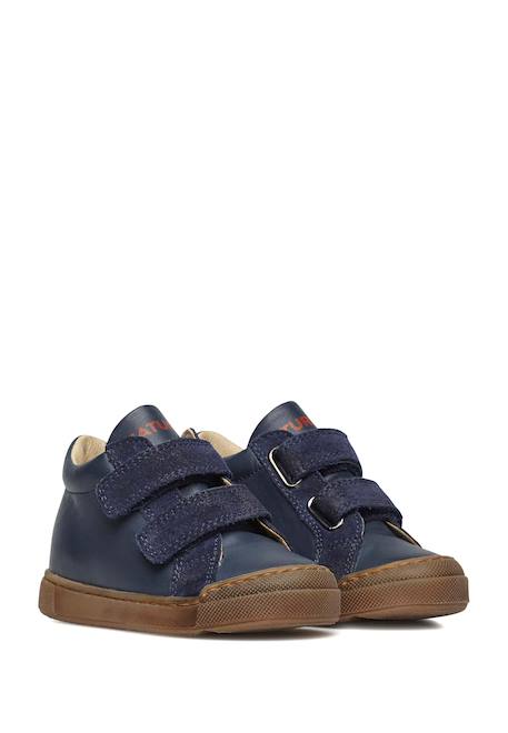 Baskets à lacets et double fermeture scratch dord vl Marine-+Marron- 2 - vertbaudet enfant 