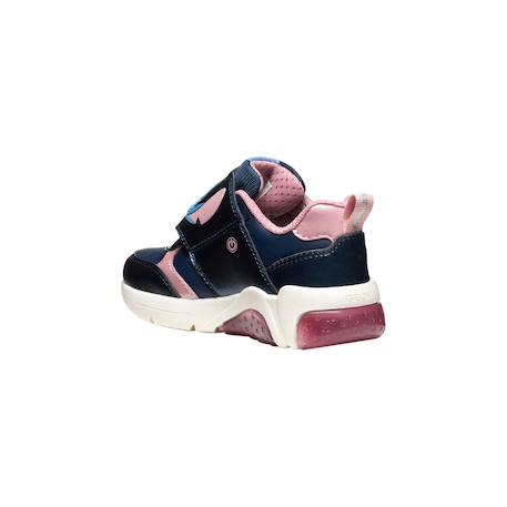 Baskets basses à scratch Stitch Navy rose 4 - vertbaudet enfant 