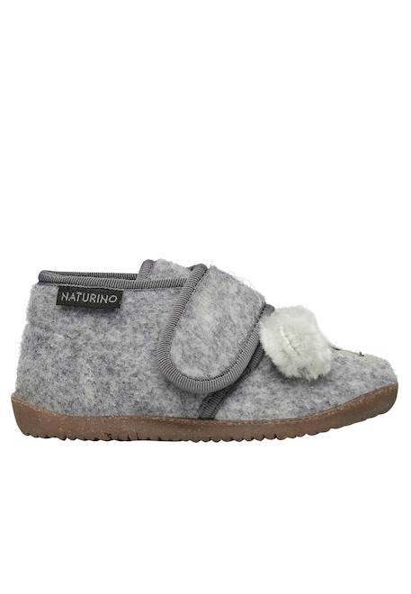 Pantoufles en tissu bidaim Beige-+Gris-+Marine- 6 - vertbaudet enfant 