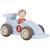Set de 2 voitures de course en bois Bleu, rouge, jaune 2 - vertbaudet enfant 