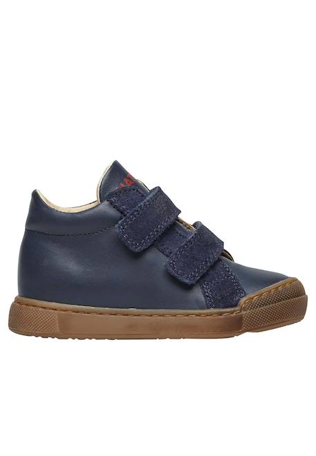 Baskets à lacets et double fermeture scratch dord vl Marine-+Marron- 1 - vertbaudet enfant 