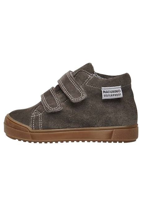 Basket en cuir new mulaz vl wp Gris-+Marine- 3 - vertbaudet enfant 