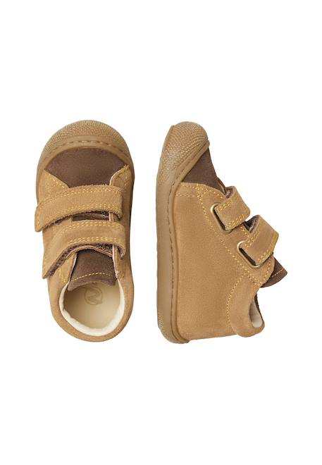 Chaussures premiers pas en suède cocoon vl Marron foncé-beige 4 - vertbaudet enfant 