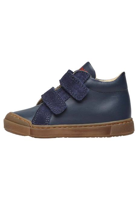 Baskets à lacets et double fermeture scratch dord vl Marine-+Marron- 3 - vertbaudet enfant 