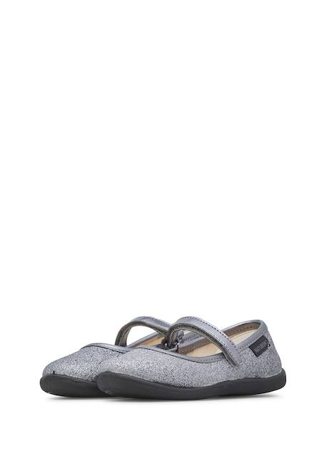 Ballerines en tissu pailleté pavia 2 Argent-+Platine-+Rouge- 5 - vertbaudet enfant 