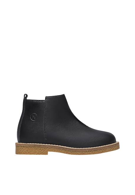 Chaussures en cuir dasie Noir- 1 - vertbaudet enfant 