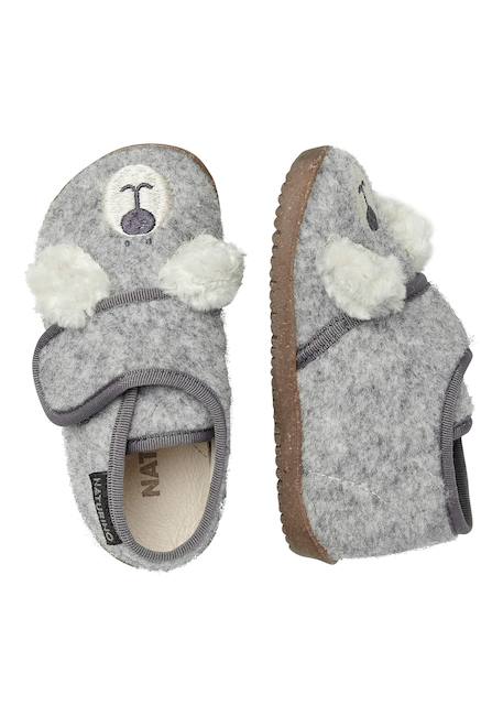 Pantoufles en tissu bidaim Beige-+Gris-+Marine- 9 - vertbaudet enfant 