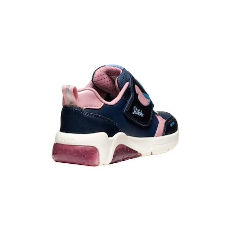 Baskets basses à scratch Stitch Navy rose 5 - vertbaudet enfant 