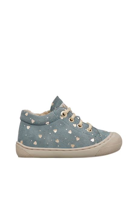 Chaussures premiers pas en suède cocoon Beige+Rose poudré-+Vert 11 - vertbaudet enfant 