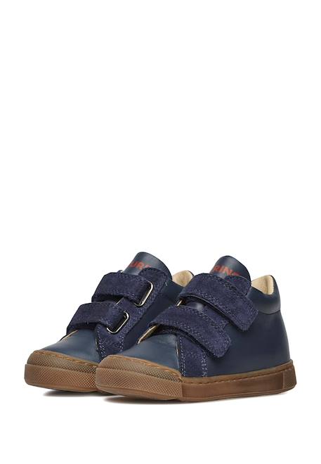 Baskets à lacets et double fermeture scratch dord vl Marine-+Marron- 5 - vertbaudet enfant 