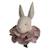 Trophée mural lapin flora en lin – décoration chambre bébé enfant Beige, flora+Beige, marron 4 - vertbaudet enfant 
