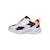Baskets basses  à scratch Argent orange 2 - vertbaudet enfant 