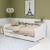 Lit avec lit gigogne pin massif   arthur Blanc 1 - vertbaudet enfant 