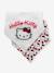 Lot de 2 bavoirs bandana bébé Hello Kitty en gaze de coton blanc 1 - vertbaudet enfant 