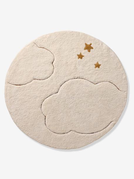 Tapis rond Nuage beige 2 - vertbaudet enfant 