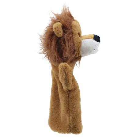 Marionnette Lion ECO Puppet Buddies – Jeu d’imagination pour enfants Brown 5 - vertbaudet enfant 