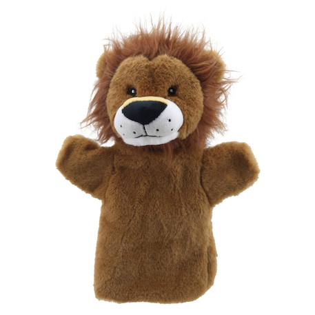 Marionnette Lion ECO Puppet Buddies – Jeu d’imagination pour enfants Brown 1 - vertbaudet enfant 