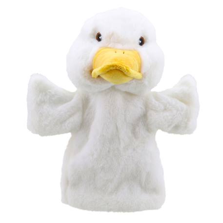 Marionnette Canard écologique ECO Puppet Buddies – Jeu d’imagination pour enfants White 1 - vertbaudet enfant 