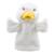 Marionnette Canard écologique ECO Puppet Buddies – Jeu d’imagination pour enfants White 1 - vertbaudet enfant 