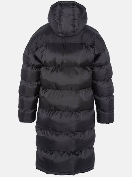 Doudoune à capuche extra longue Noir 2 - vertbaudet enfant 