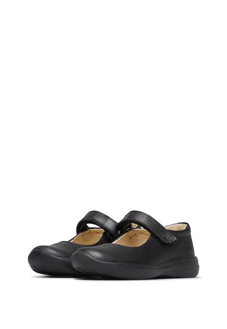 Ballerines en cuir catania 2 Marine-+Noir- 10 - vertbaudet enfant 