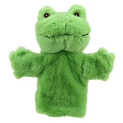 Jouet-Jeux d'imagination-Figurines, mini mondes, héros et animaux-Marionnette Grenouille écologique ECO Puppet Buddies – Jeu d’imagination pour enfants
